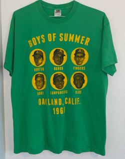 Oakland A’s Athletics Boys of Summer 1969 Green Shirt Mens Size XL MLB Baseball