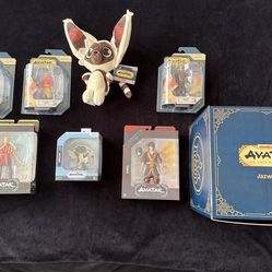 “Avatar” The last Airbender Jazwares action figures of Aang, Zuko, Momo