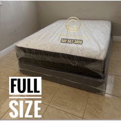 Full Size Mattress Set – Medium Comfort – Available Today 🚚