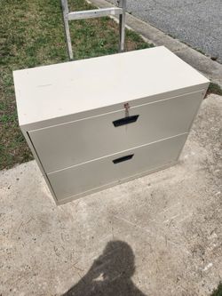 Two Drawer Latral Filing Cabinet