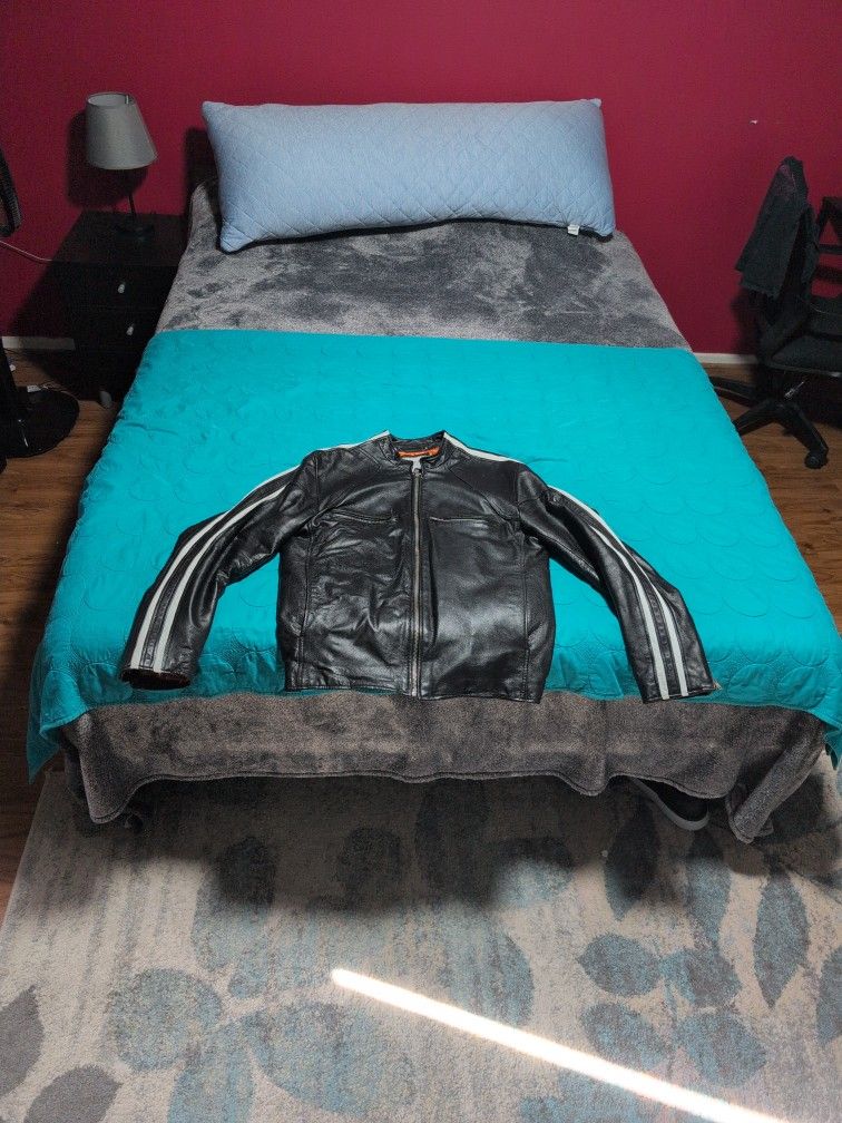 Wilsons Leather Motorcycle Jacket - Medium