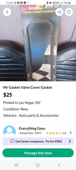 Mr Gasket Valve Cover Gasket