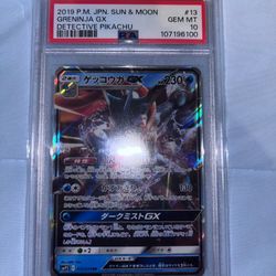 2019 P.M. JPN. SUN & MOON  GRENINJA GX  DETECTIVE PIKACHU