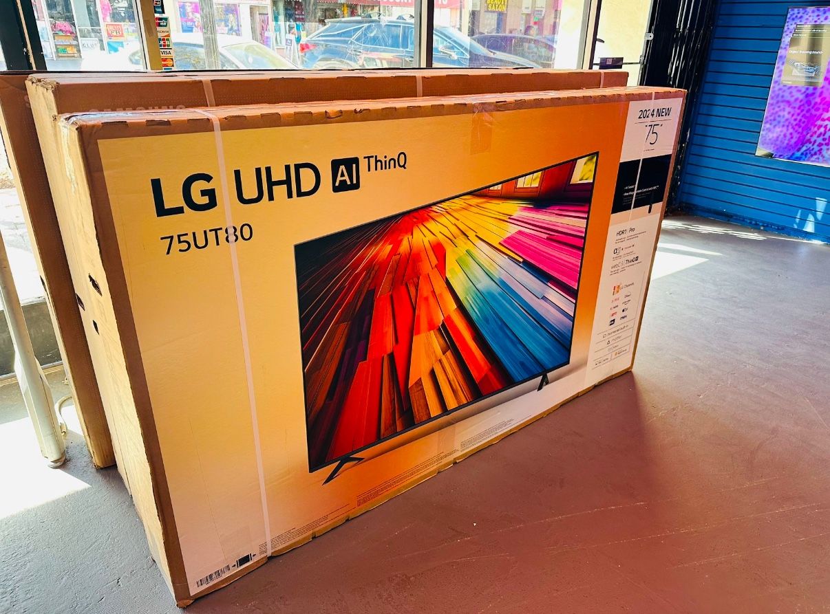 75 “ Lg Smart 4K LED HDR Tv