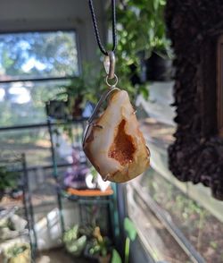 Large Agate Druzy / Geode / Crystal Pendant