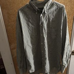 Men’s Banana Republic Size Large Long Sleeve Button Down Shirt 