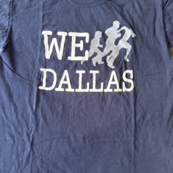 Vintage Once Upon a Time x Adikt Navy “We Run Dallas” T-shirt Sz Large