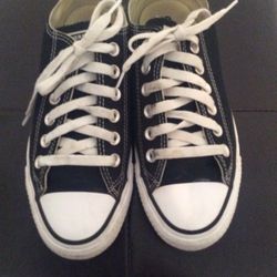 Converse All Star Shoes Black Men’s 4.5 Women’s 6.5 