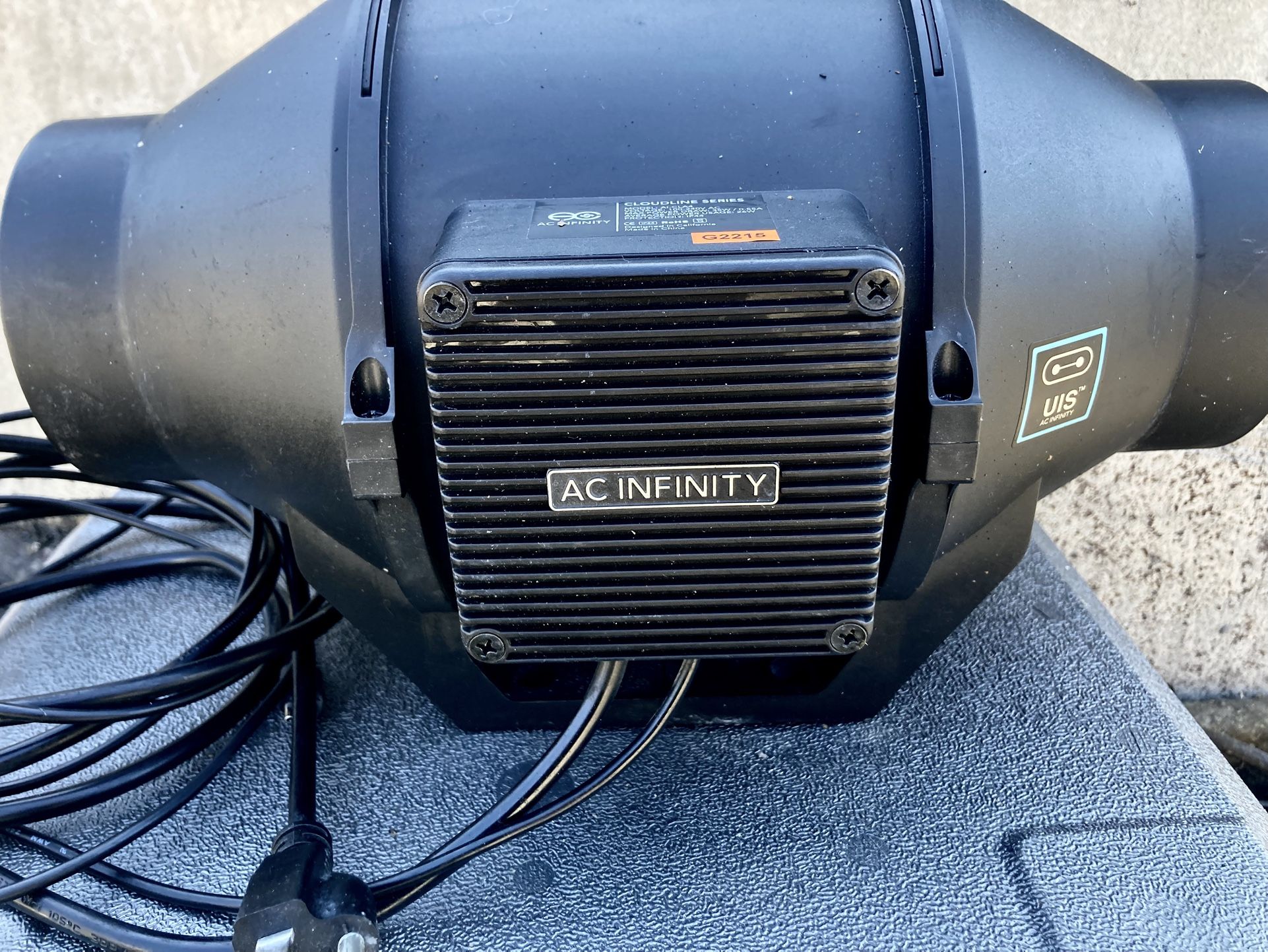 AC Infinity Cloudline A Series Quiet Inline Fan with Speed Controller
