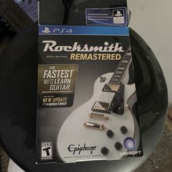 Rocksmith Remastered PS4 With Guitar& Apm