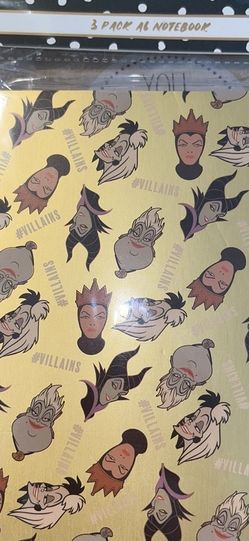 Villains, Notebook Set Of 3 Bought In Germany