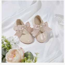 Pink shoes wedding shoes size 7 toddler Flat Shoes 