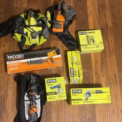 Ridgid And Ryobi Tool