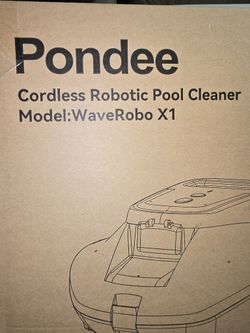 Pondee Cordless Robotic Pool Cleaner Model: WaveRobo X1