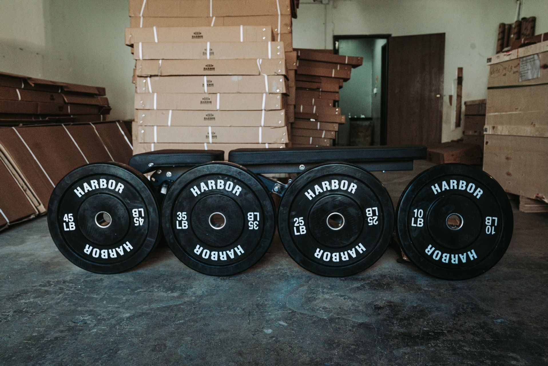 New Olympic Rubber Bumper Plates 230lb 2 inch BUY INDIVIDUAL PAIRS OR THE FULL SET DELIVERY IS AVAILABLE BUMPER PLATE