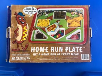 NIB Kids Baseball Home Run Dinner Plate