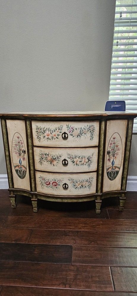 HAND PAINTED DRESSER / FOYER TABLE