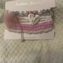 Personalized Beaded Bracelet Caroline