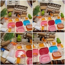 This listing is for crafting and or Prepping. 

Please look at all the pictures for what is in the box. On the inside lid of the box is written what i