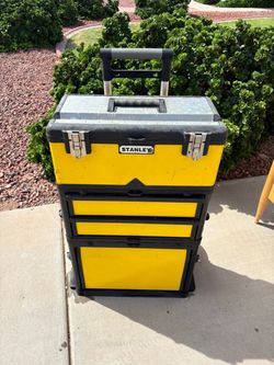 Stanley Rolling Tool Chest (32”tall*20”wide*10”deep)