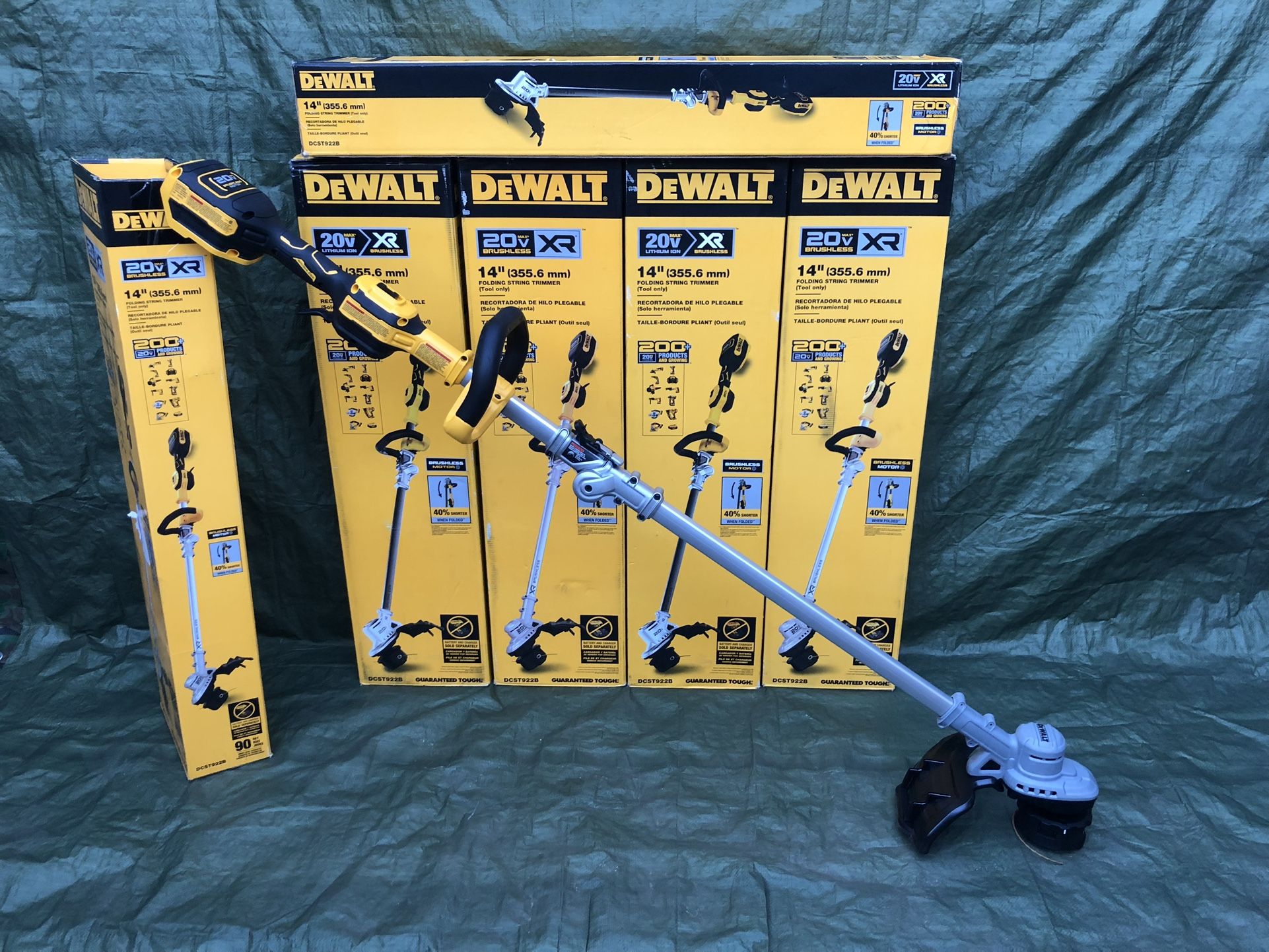 Dewalt 14” Folding String Trimmer 20v XR (Tool Only)
