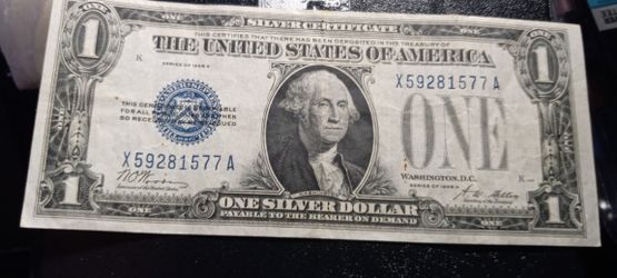 Rare 1928 Funny Back Silver Certificate Series A