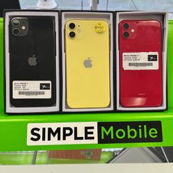 iPhone 11 Capacidad 64GB Unlocked (Desbloqueado )