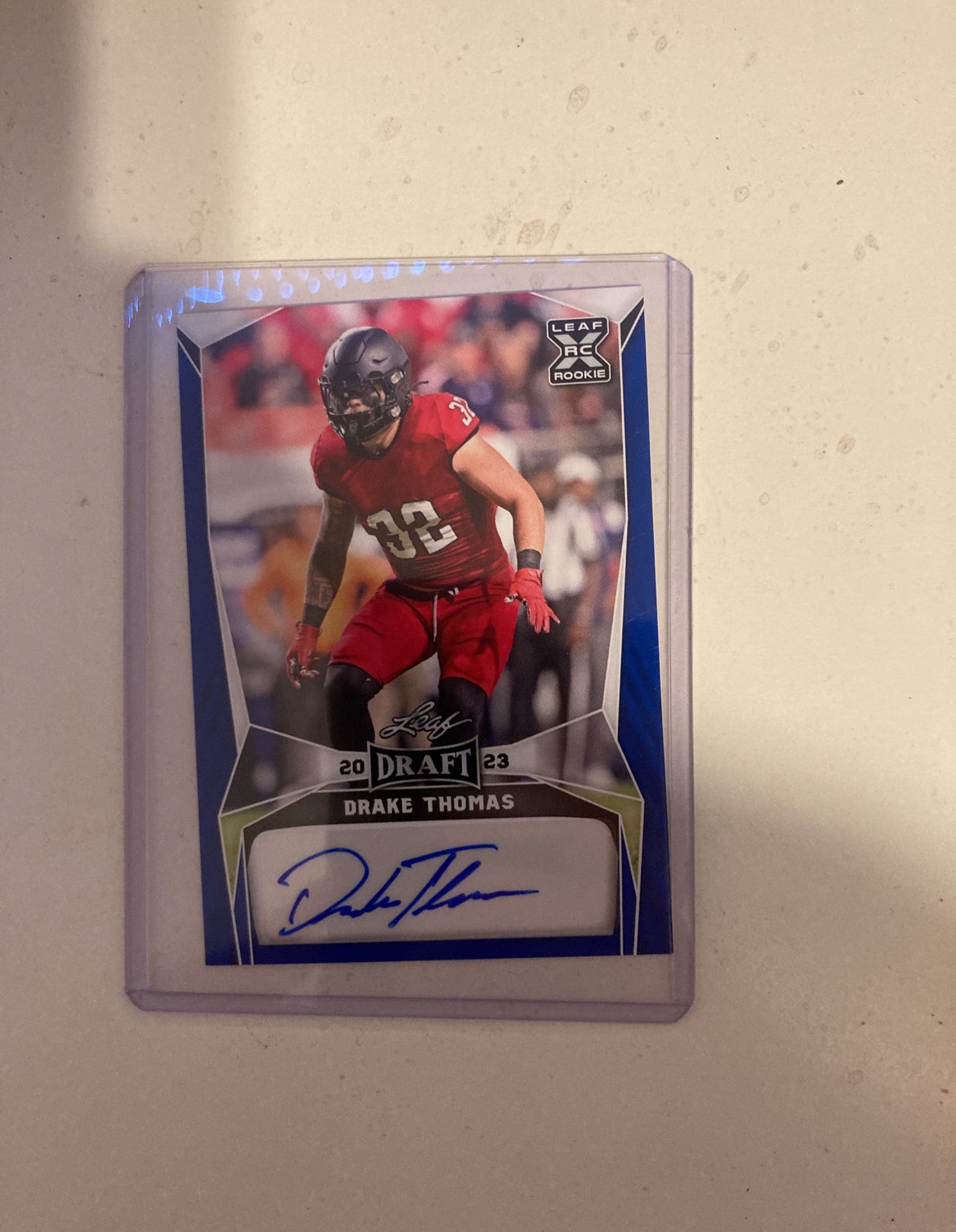 Drake Thomas Autographed Card