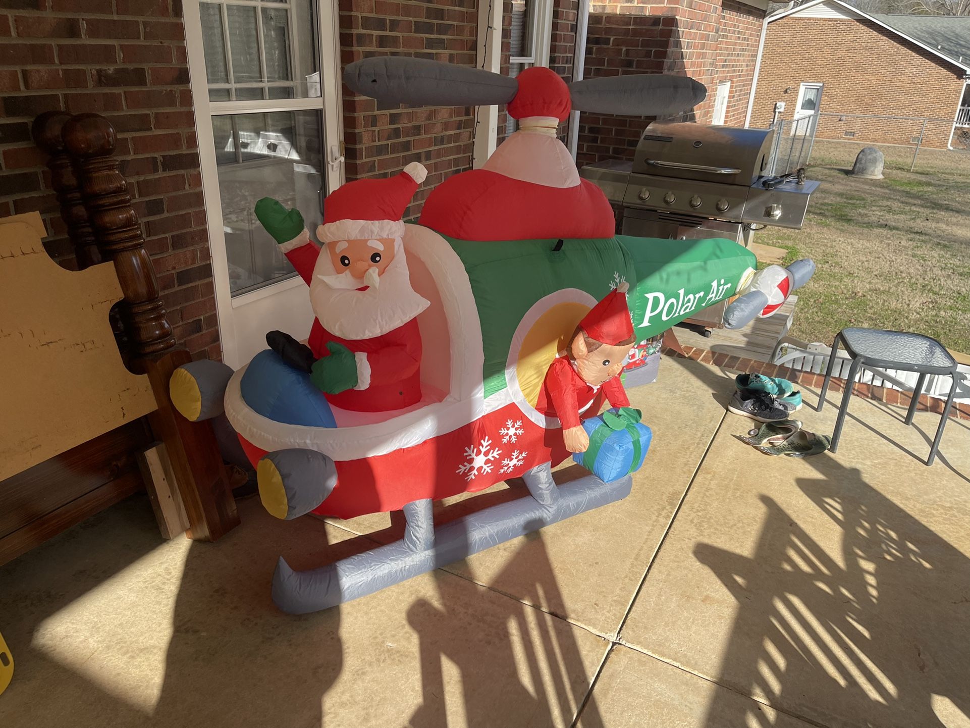 Christmas Copter Airblown Christmas Inflatable Gemmy 2020