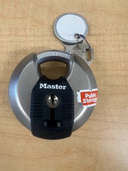 Master Lock Disc Padlock 2 keys