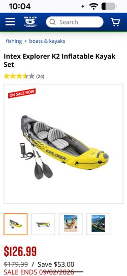 New in box 2 person kayak