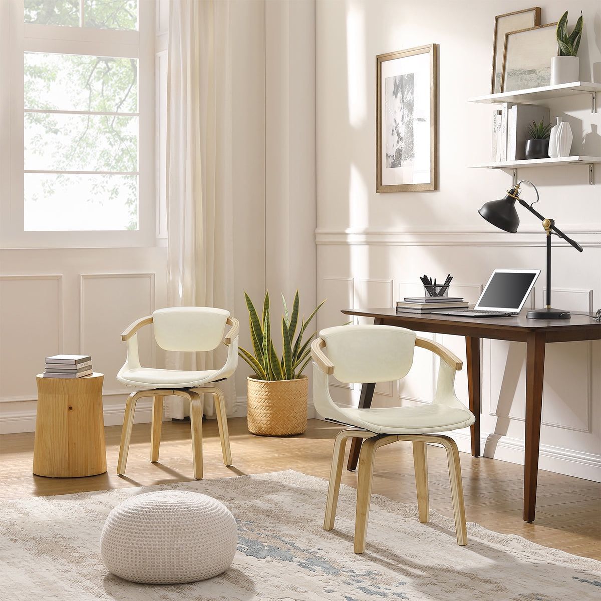 Art Leon Desk Chair No Wheels Set Of 4