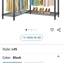 Metal clothing rack