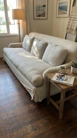 Restoration Hardware Slipcovered Sofa – DELIVERY AVAILABLE – Retail $5,500+