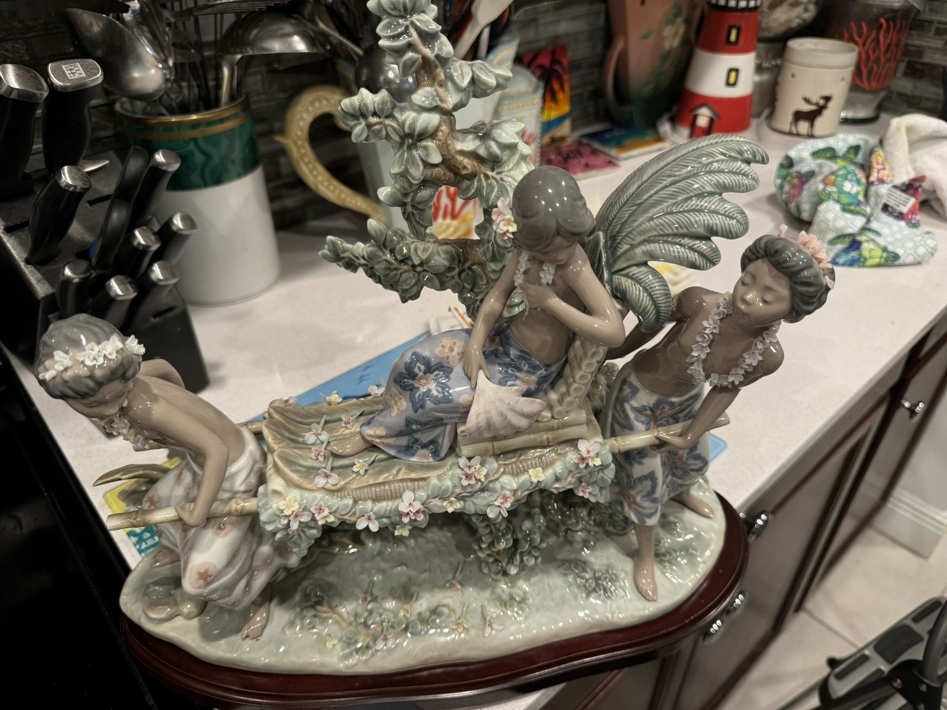 Lladro Signed Hawaian festval