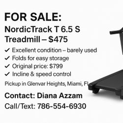 Barely Used Treadmill For Sale