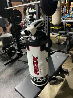 Kids RDX 4ft Heavy Bag with Boxing Gloves – $25  Heavy-duty RDX 4ft punching bag in good condition. Includes a pair of boxing gloves. Great for home w