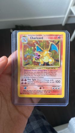Trading or selling base set charizard