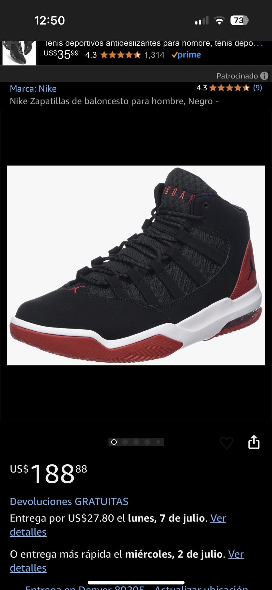 Jordan Size 7.5