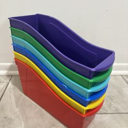 Book Bins, Plastic Organizer Bins