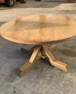 Farmhouse Round Table 56” Diameter