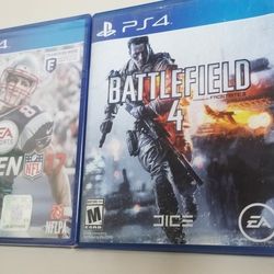 PS4 Madden 17 & PS4 Battlefield 4