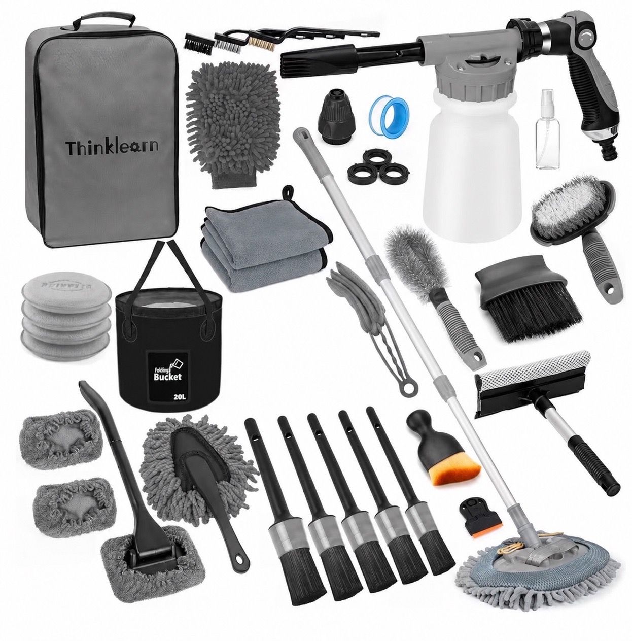 Grey Car Wash Kit. Brand new