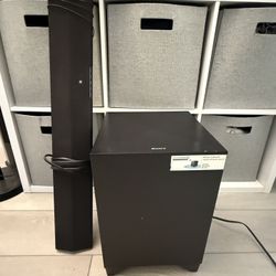 Sony TV Subwoofer And Speaker