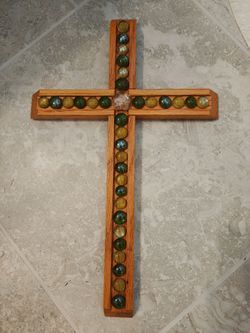 Handmade wooden cross