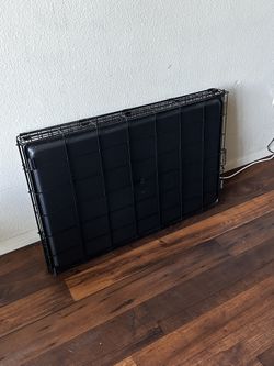 Large Folding Dog Crate with Leak-Proof Tray