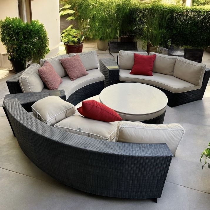 🌺FRONTGATE 7P OutDoor highEND FurnitUre couch Coffee End Table set