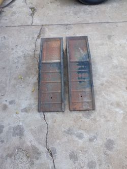 Steel Car Ramps Pair