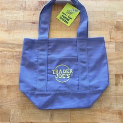 Trader Joe’s Trick or Treat Mini Canvas Tote Bag Lunch Bag NWT
