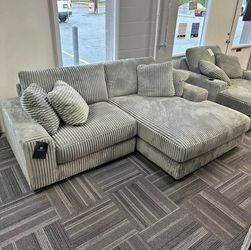 LINDYN FOG 2-PIECE RAF SOFA CHAISE
